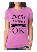 Marškinėliai Everything is OK